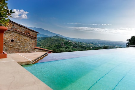 Outdoor pool. Villa Volpi