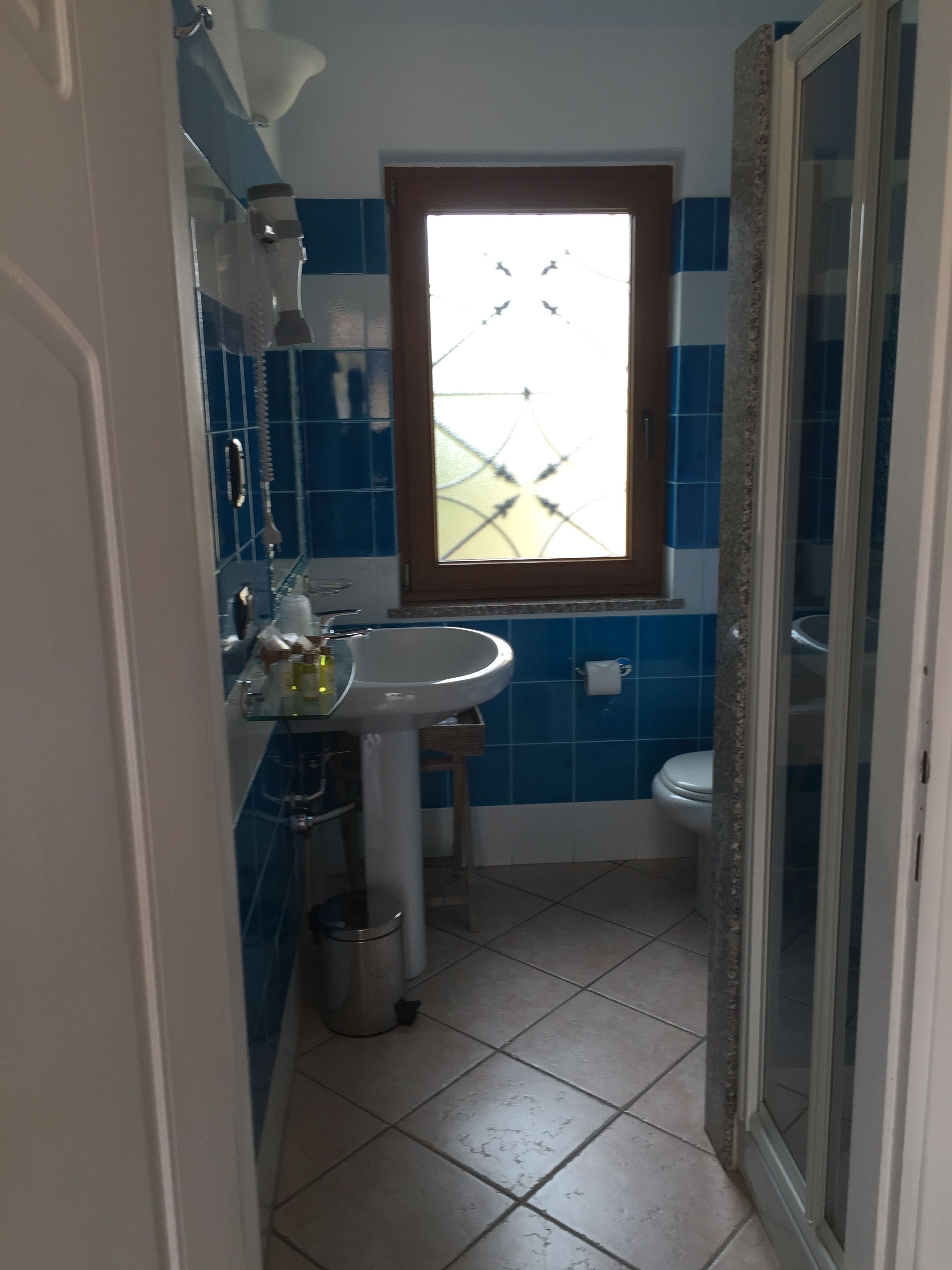 junior suite | bathroom | shower, rainfall showerhead, free toiletries, hair dryer