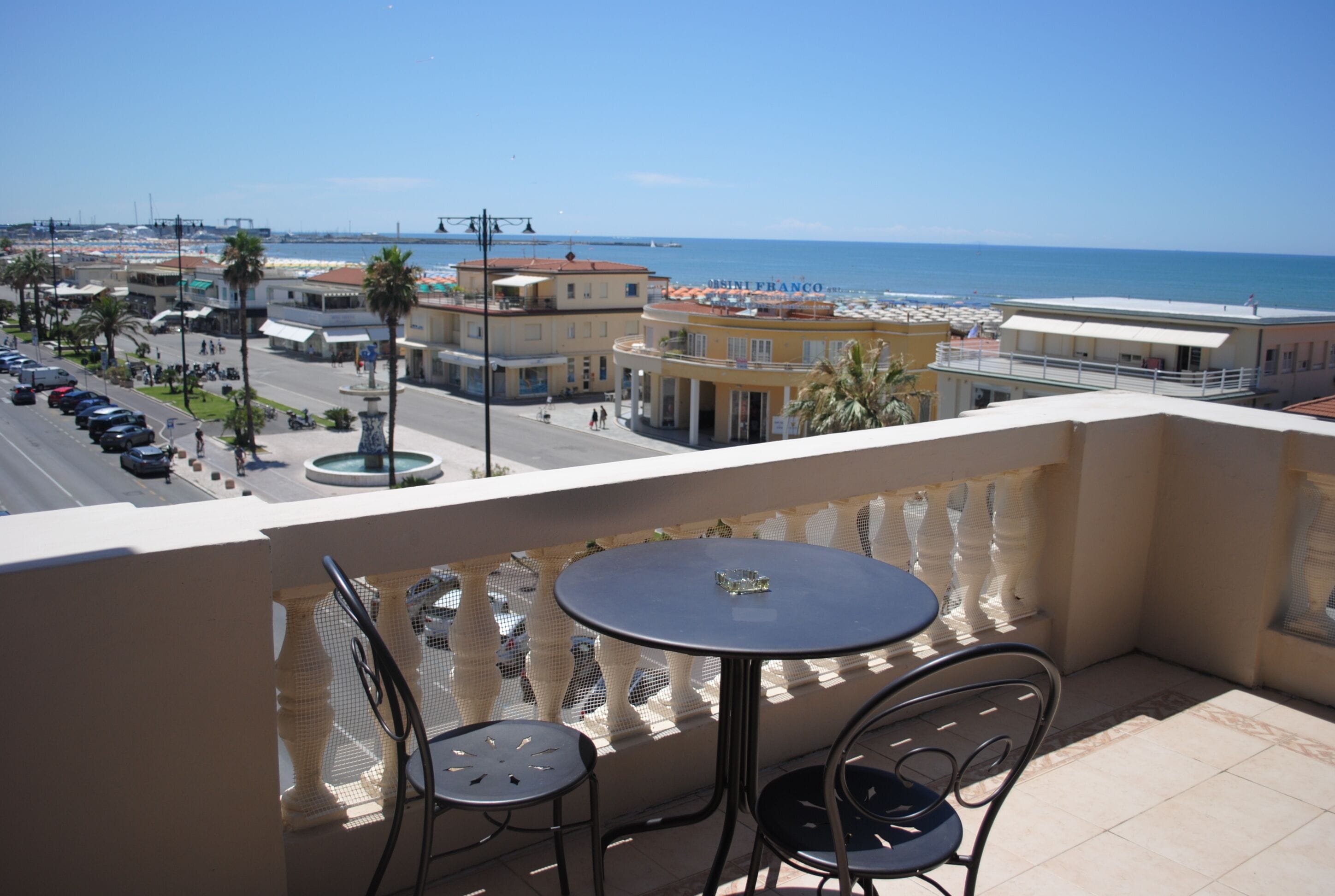 Habitación clásica doble, balcón, vistas al mar | Balcón