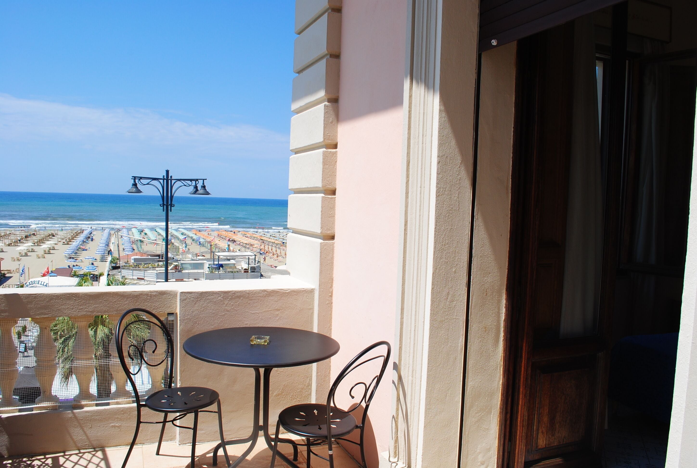 classic double room, balcony, sea view | view from room