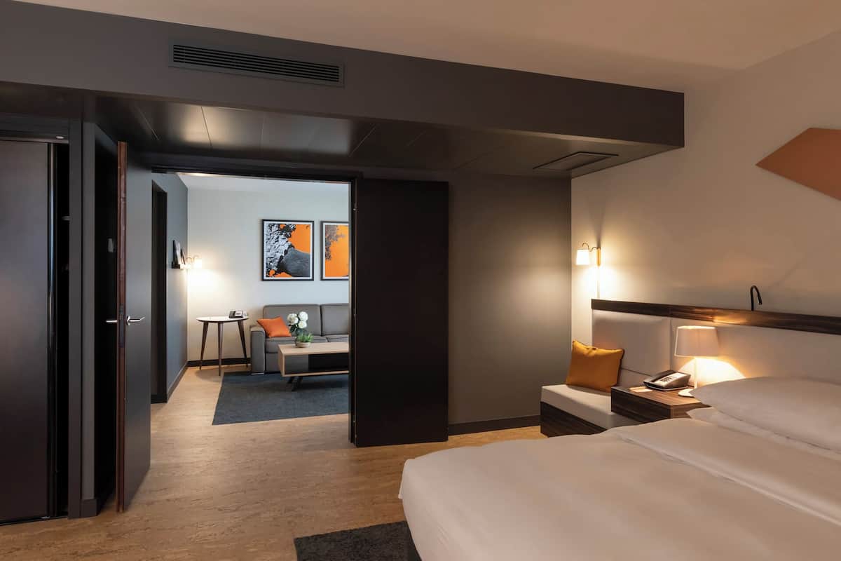 junior suite | premium bedding, in-room safe, blackout curtains, soundproofing