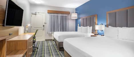 Ropa de cama de alta calidad y escritorio
