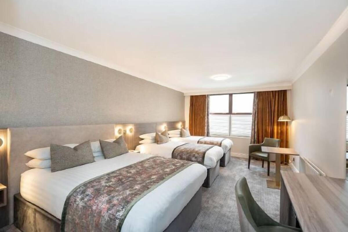 Desk, iron/ironing board, free WiFi, bed sheets