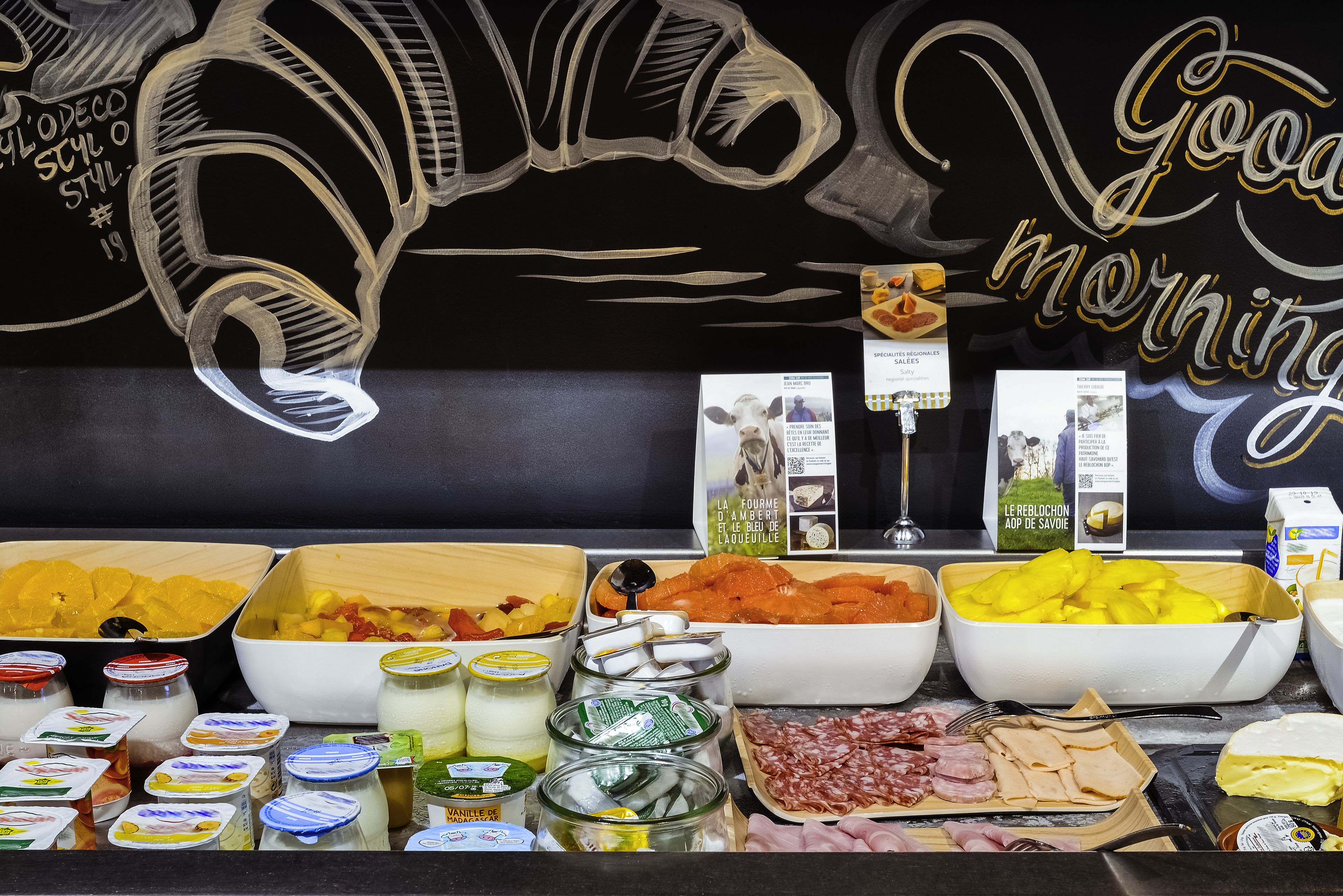 daily buffet breakfast (eur 18.00 per person)