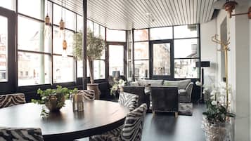 Lobby sitting area
