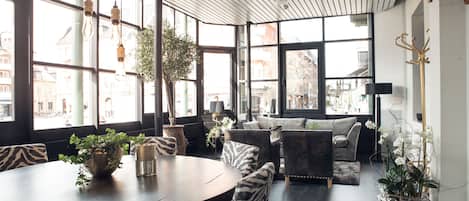 Lobby sitting area