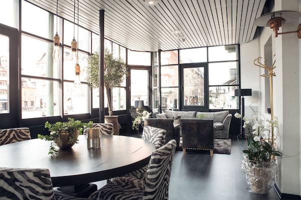 Sala de estar en el lobby