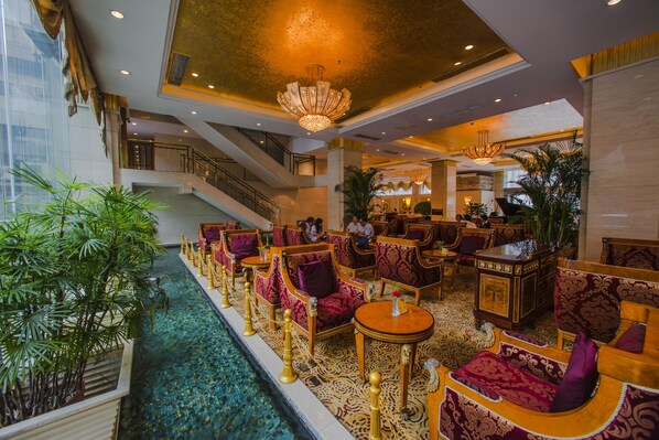 Sala de estar en el lobby