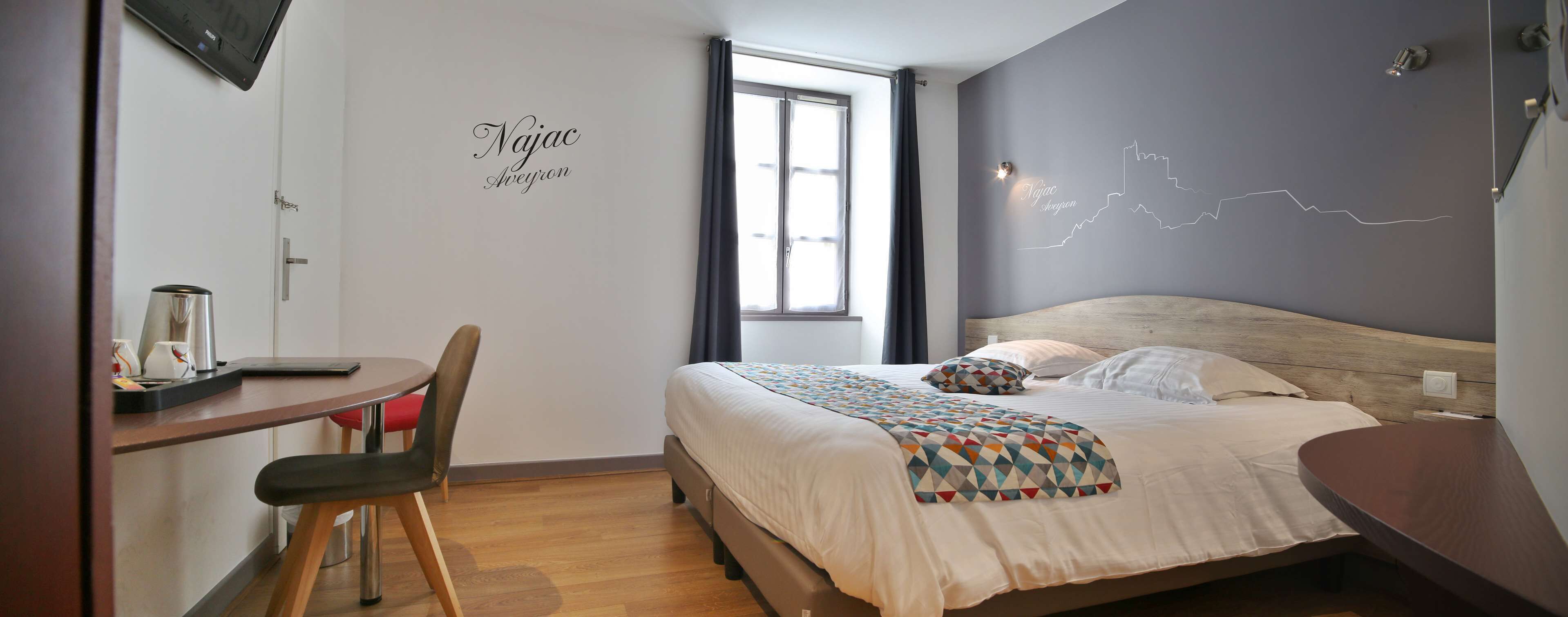 premium bedding, select comfort beds, in-room safe, desk