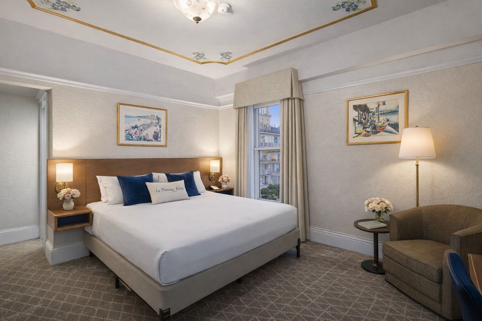 Phòng Premier, 1 giường cỡ queen | Két bảo mật tại phòng, trang trí khác biệt 