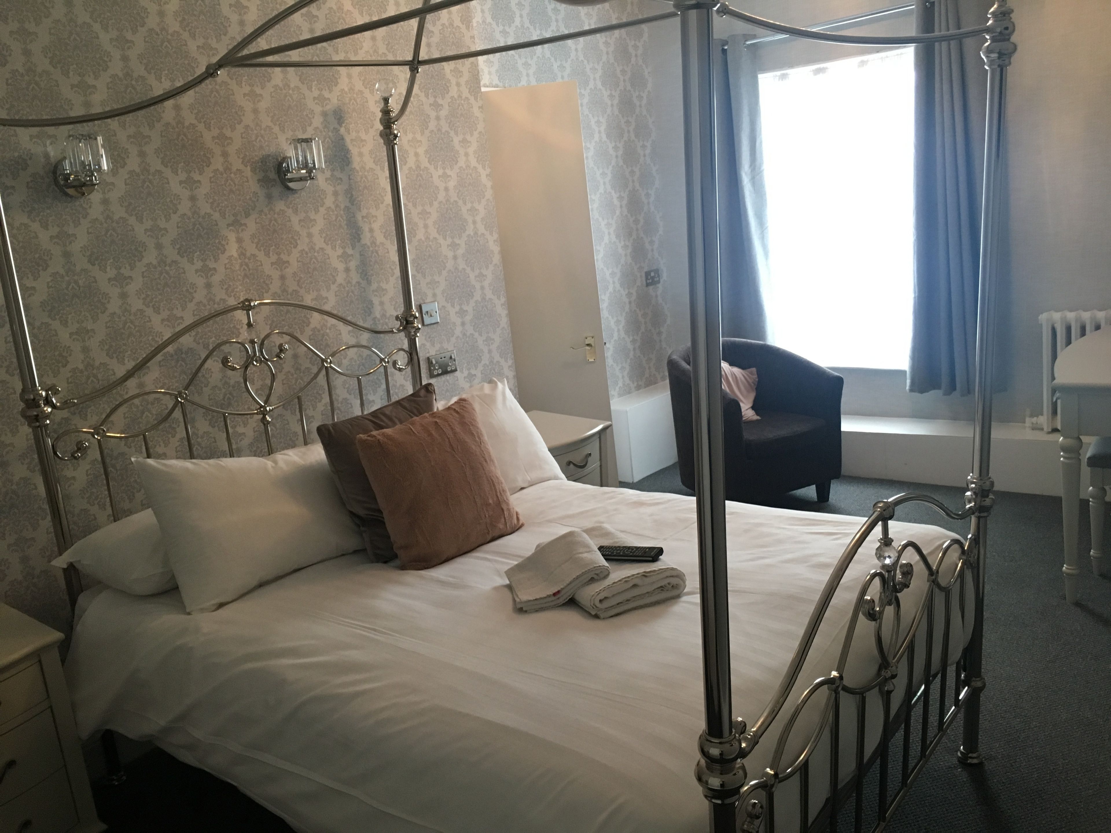 individually decorated, individually furnished, desk, iron/ironing board