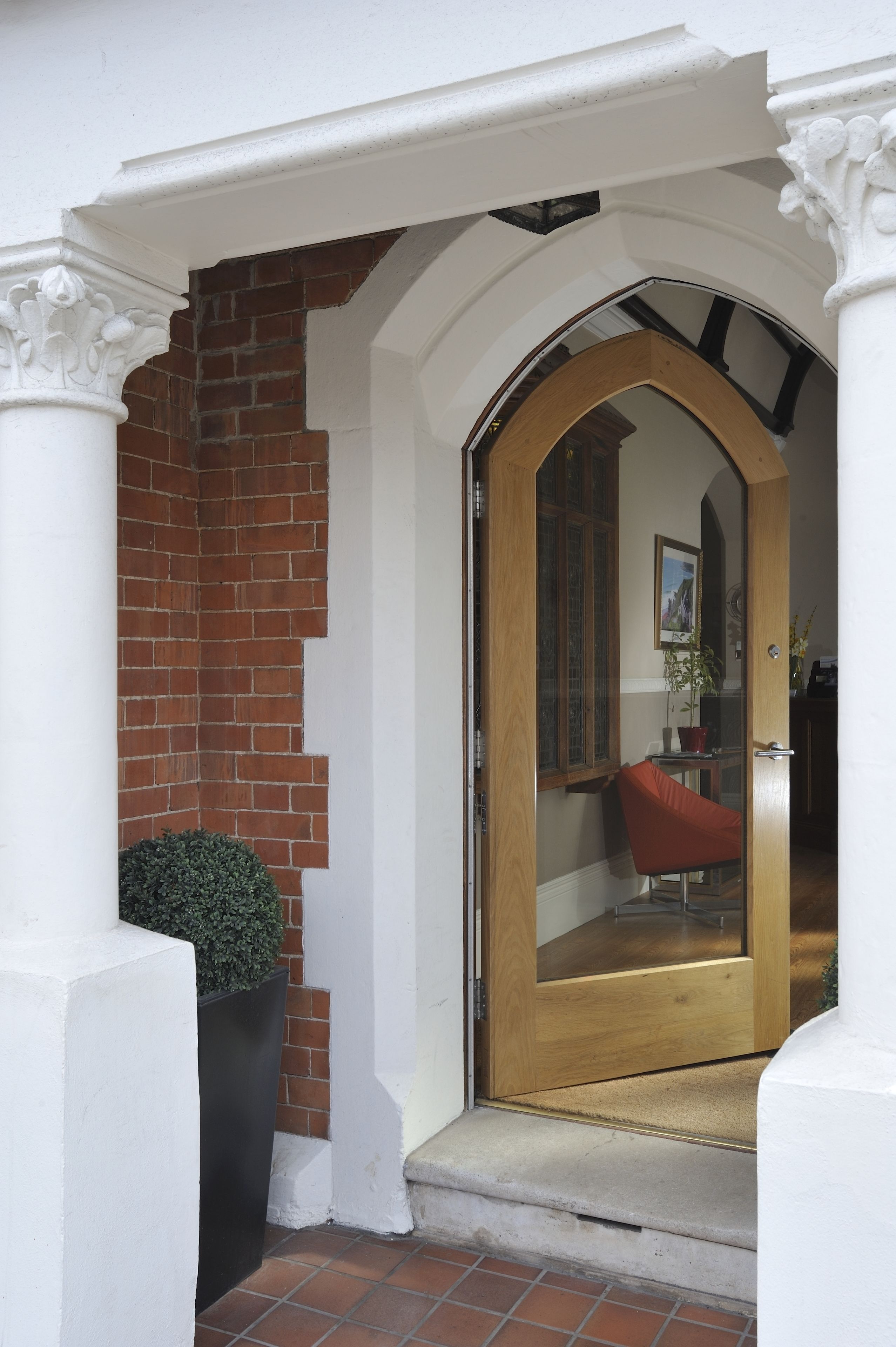 Entrada de l'allotjament