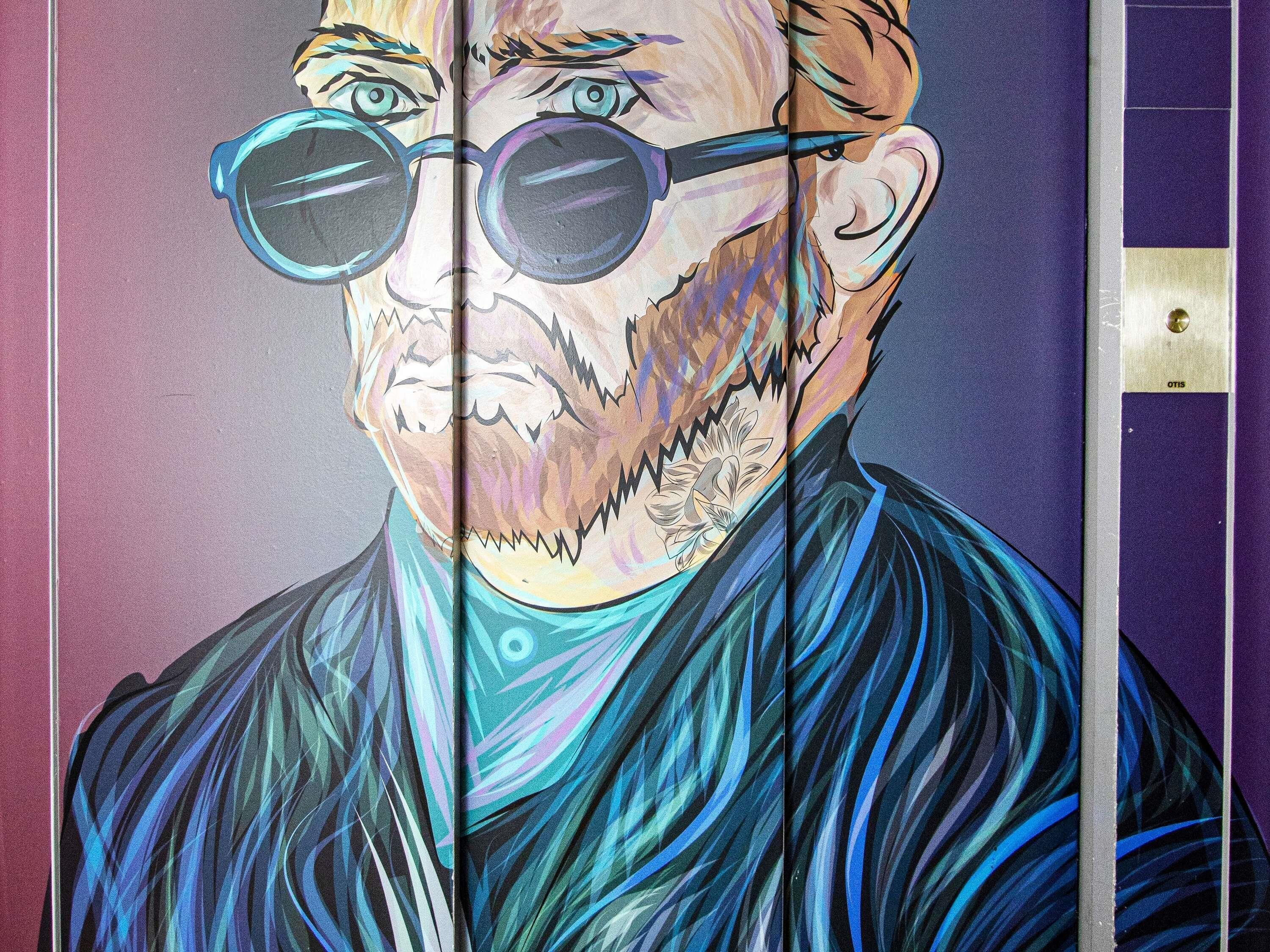 blackout curtains, soundproofing, iron/ironing board