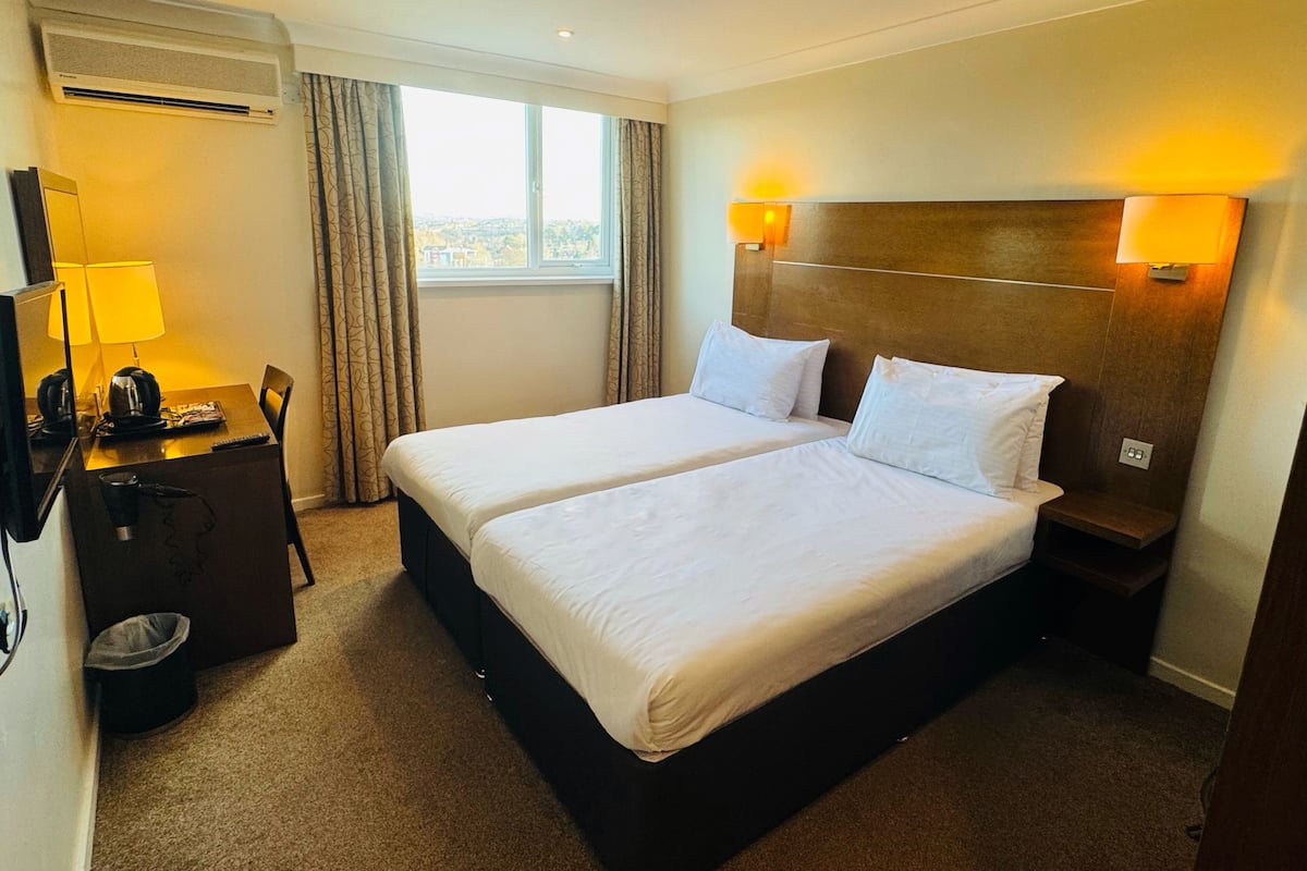 Twin Room | Desk, iron/ironing board, WiFi (free), alarm clocks