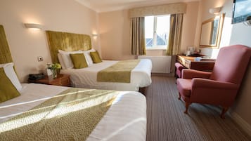 Individually decorated, individually furnished, desk, blackout curtains