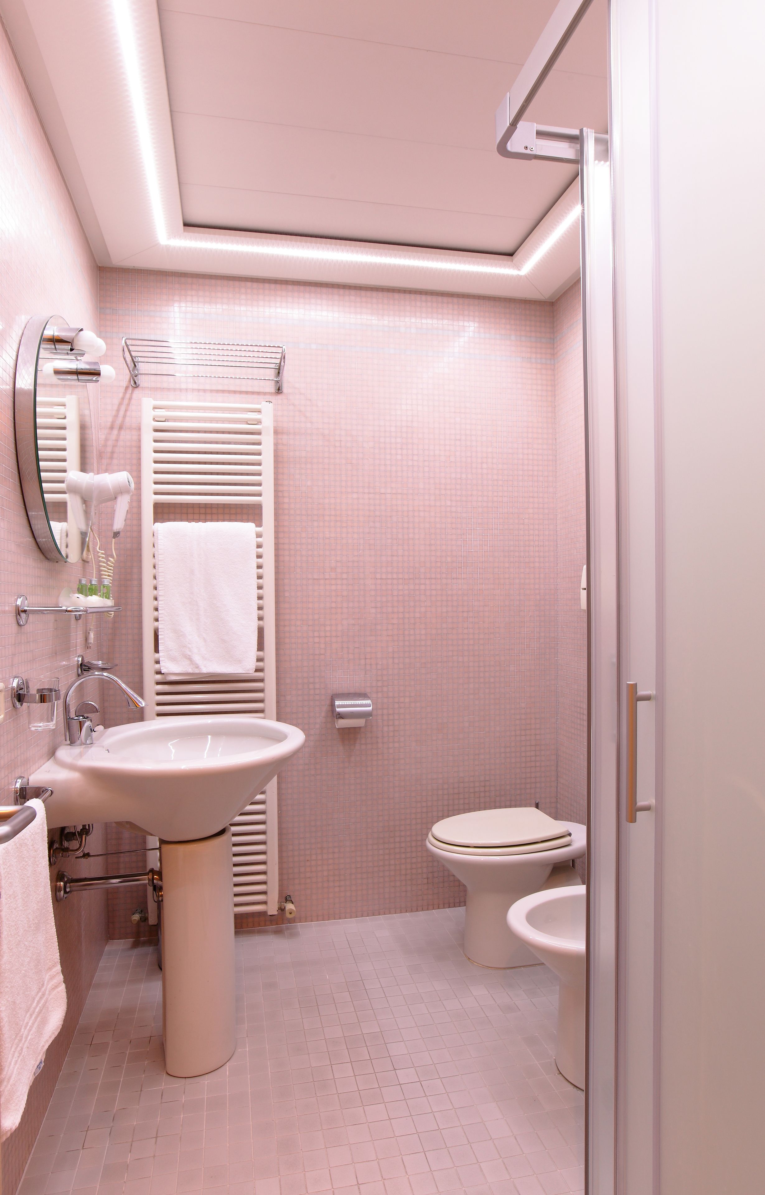 double or twin room | bathroom | shower, free toiletries, hair dryer, bidet