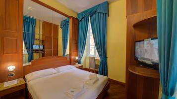 Select Comfort beds, minibar, in-room safe, desk
