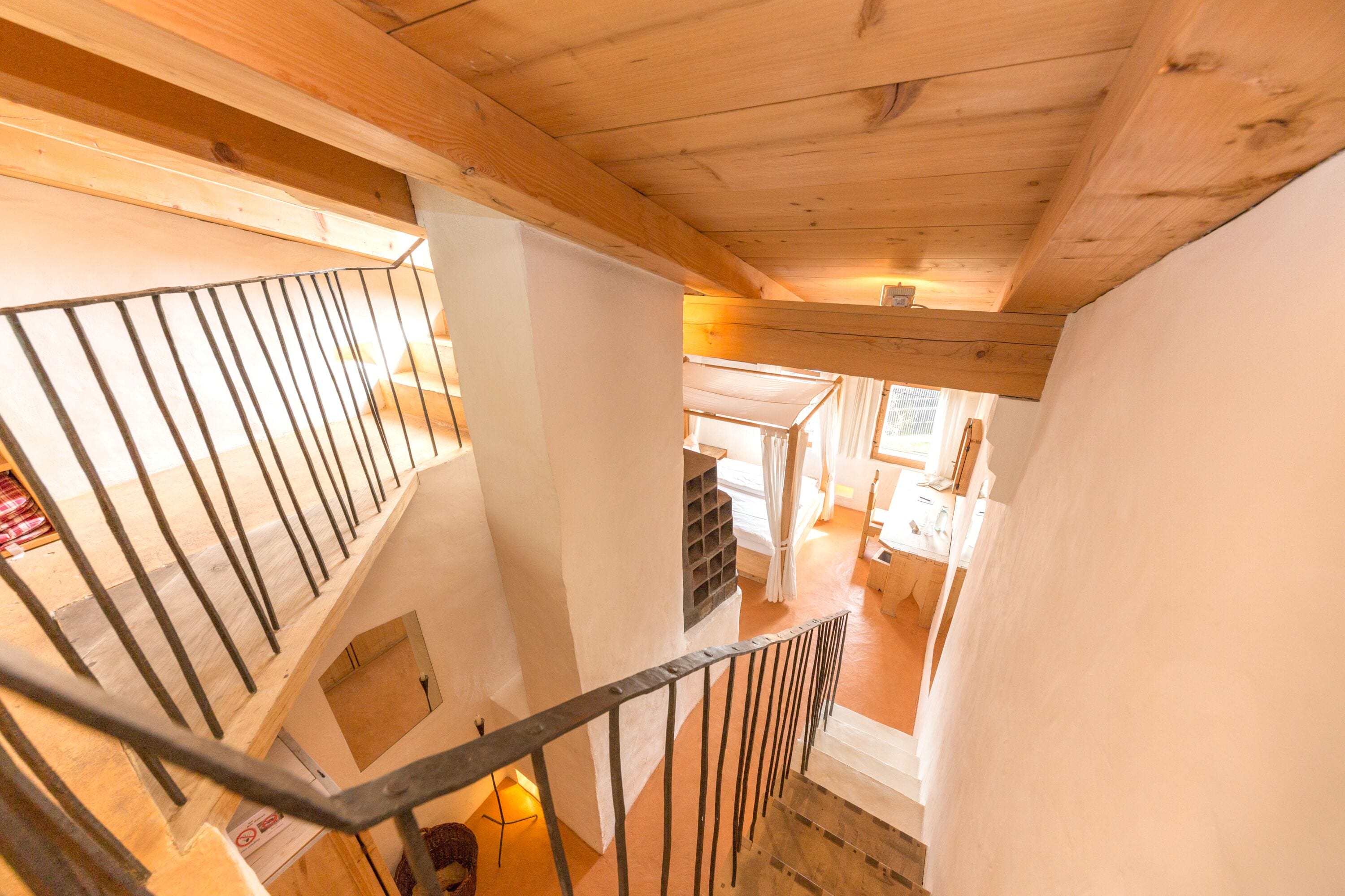 deluxe double room | living area | 24-inch smart tv with cable channels, tv, heated floors