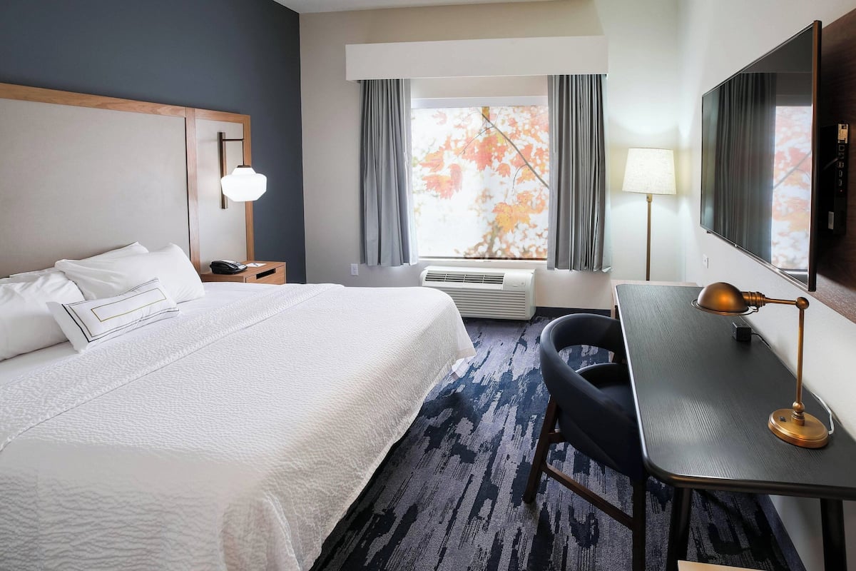 In-room safe, desk, blackout curtains, iron/ironing board