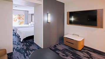 In-room safe, desk, blackout curtains, iron/ironing board