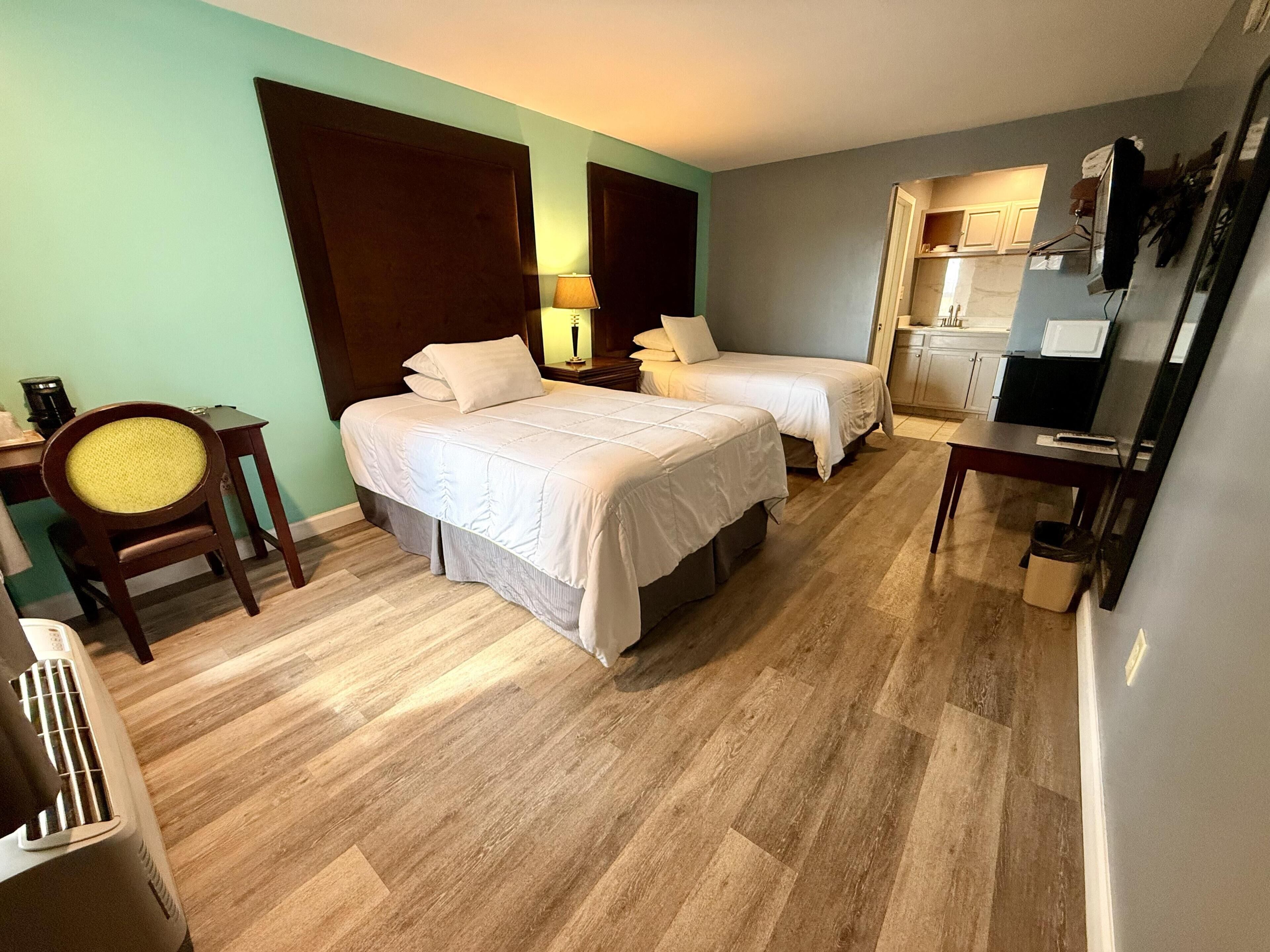 Down duvets, pillow-top beds, individually furnished, desk