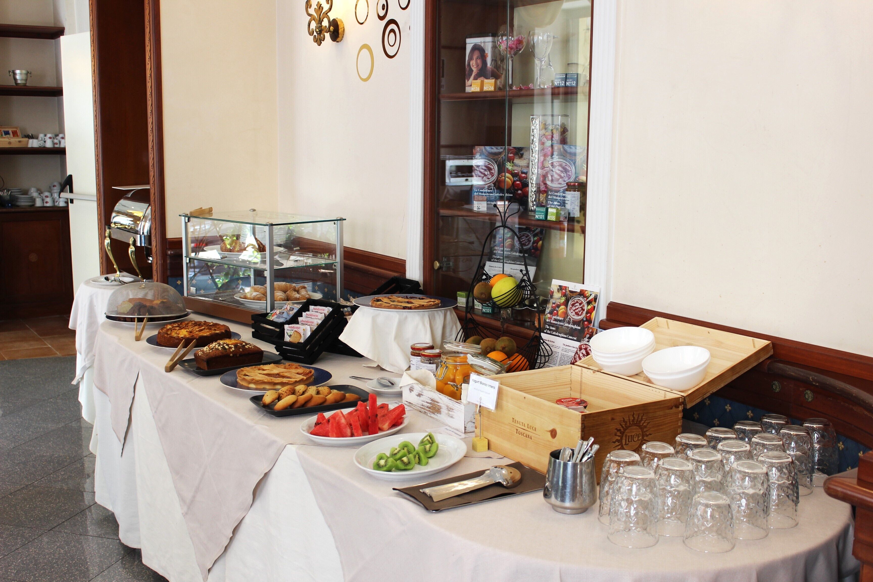 Daily buffet breakfast (EUR 10 per person)