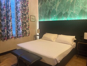 Matrimoniale Classic Piano Terra | Premium bedding, minibar, in-room safe, soundproofing - Hotel Verdi Boutique Hotel (Parma)