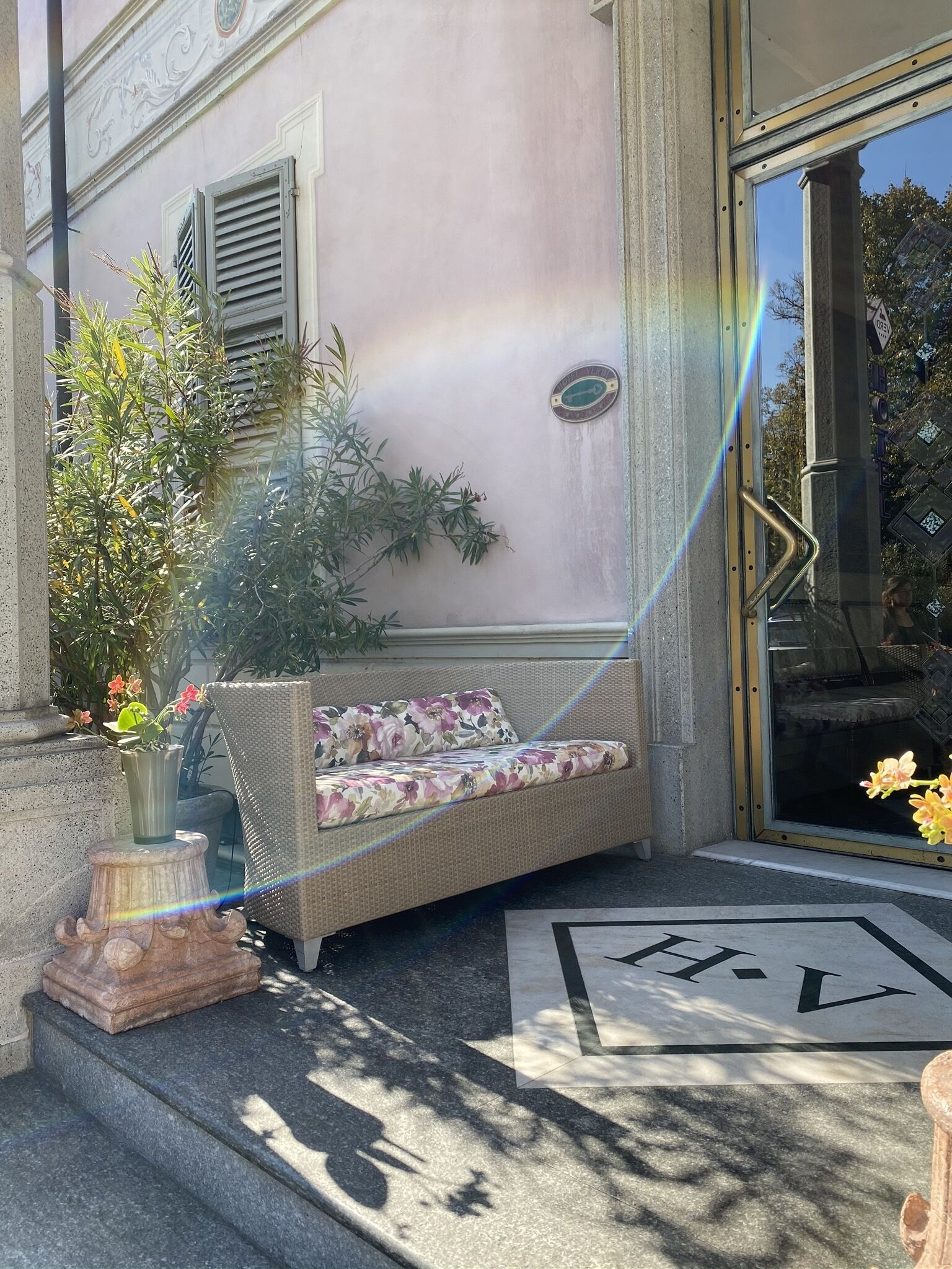 Entrée de l’hébergement