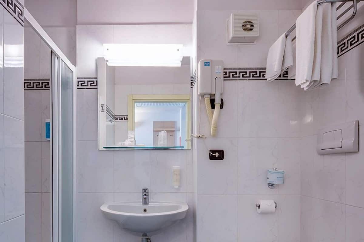 Triple Room | Bathroom | Shower, hair dryer, slippers, bidet