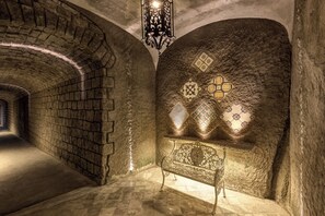 Private beach, black sand, sun loungers, beach umbrellas