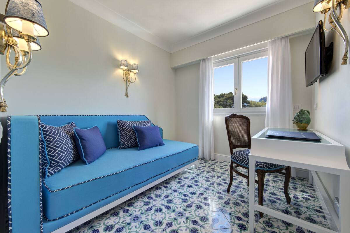 classic double or twin room, balcony, city view (plus) | 1 bedroom, hypo-allergenic bedding, minibar, in-room safe