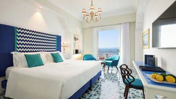 Premier Double or Twin Room, Balcony, Sea View | Hypo-allergenic bedding, minibar, in-room safe, desk