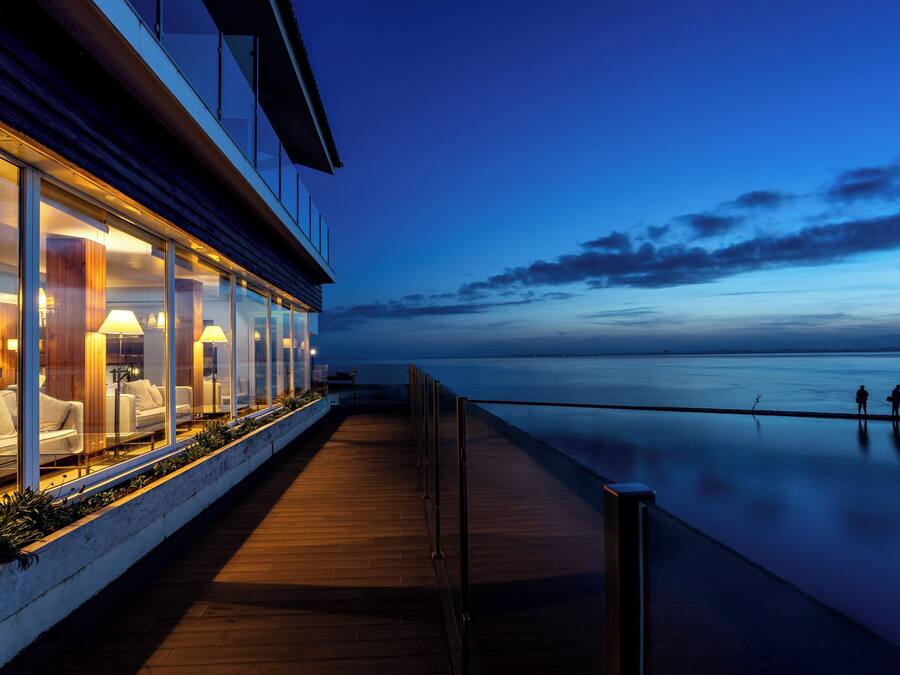 Vista dalla struttura