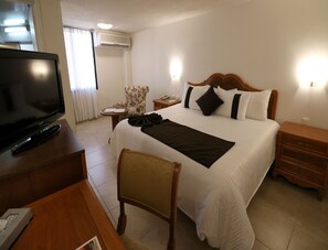 In-room safe, desk, laptop workspace, blackout curtains