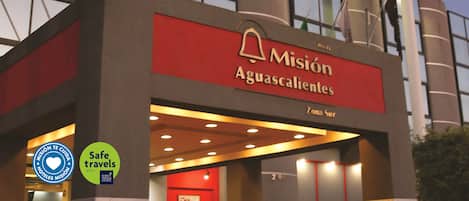 Front of property – evening/night