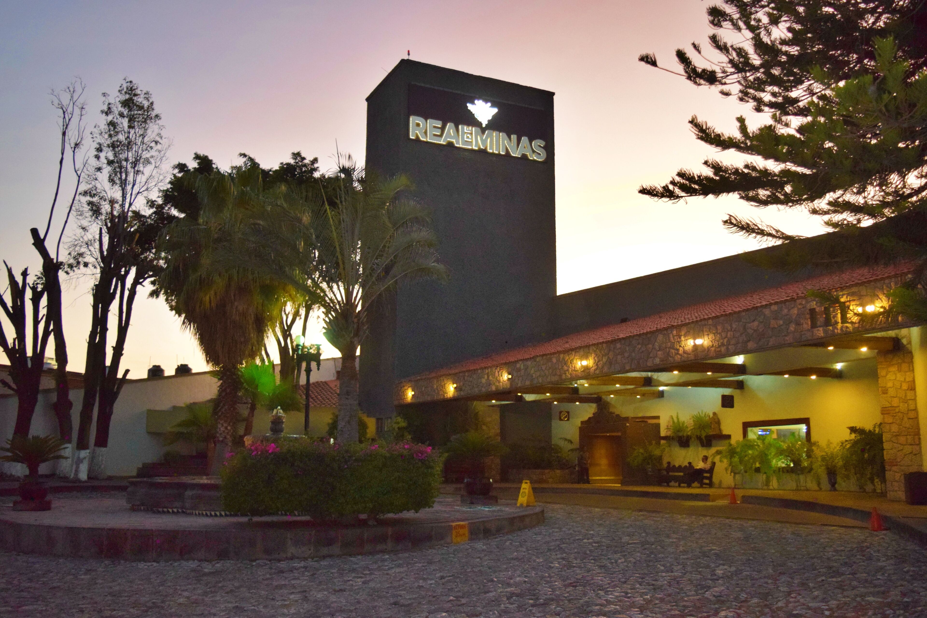 Front of property – evening/night