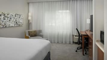 Premium bedding, pillow-top beds, desk, iron/ironing board