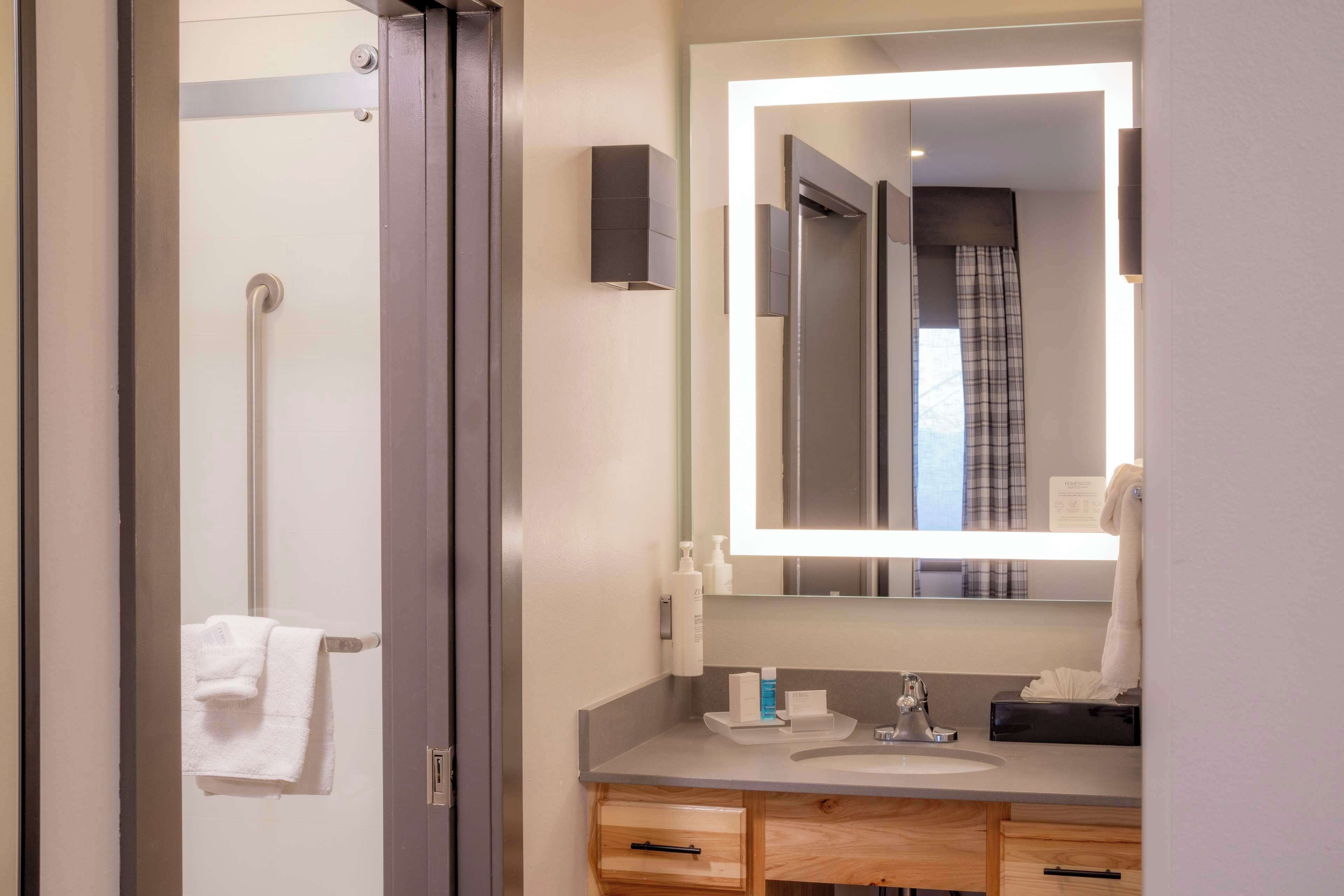 studio, 1 king bed | bathroom | hair dryer, towels