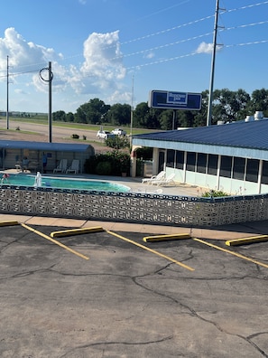 Seasonal outdoor pool
