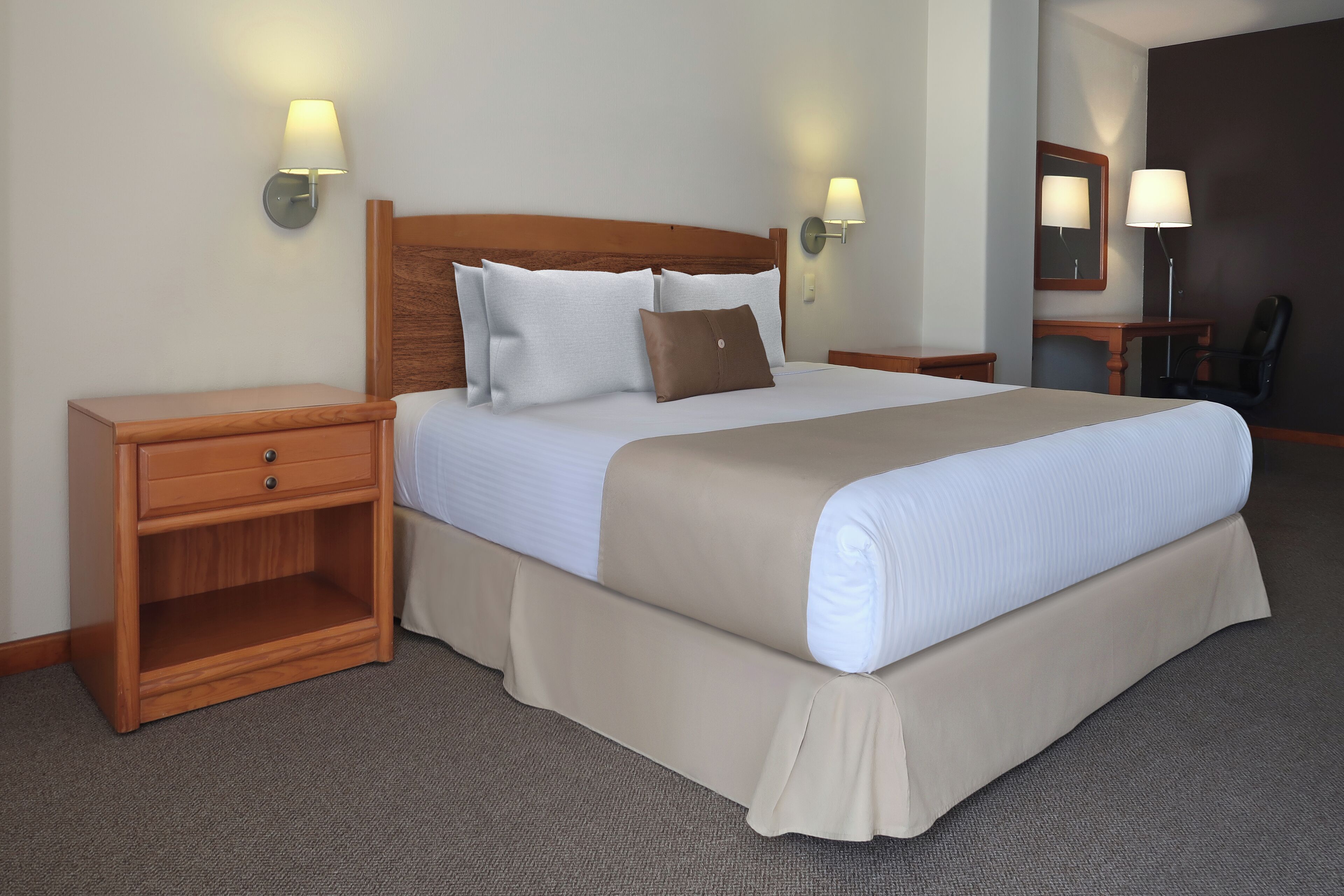 junior suite, 1 king bed | in-room safe, desk, laptop workspace, blackout curtains