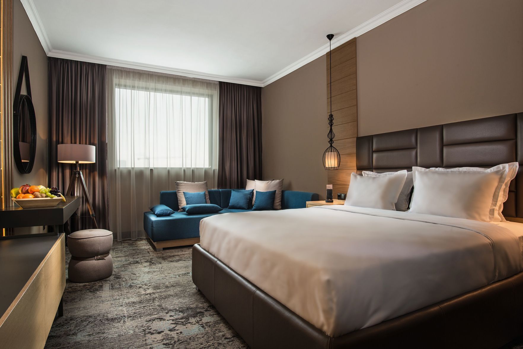 Premium bedding, memory foam beds, minibar, in-room safe