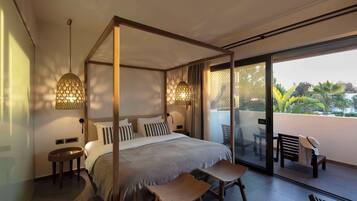 Bohemian One Bedroom Suite, King | 1 bedroom, premium bedding, down duvets, minibar