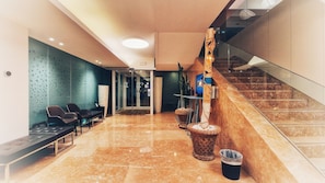 Interior entrance
