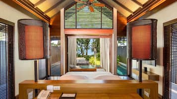 Ocean View Pool Villa | 1 bedroom, minibar, in-room safe, blackout drapes