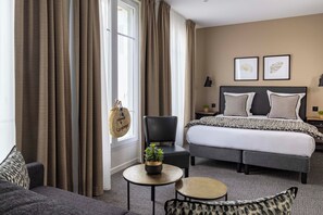 Junior suite | Free WiFi, bed sheets - Hotel Le Fer à Cheval (Trouville-sur-Mer)