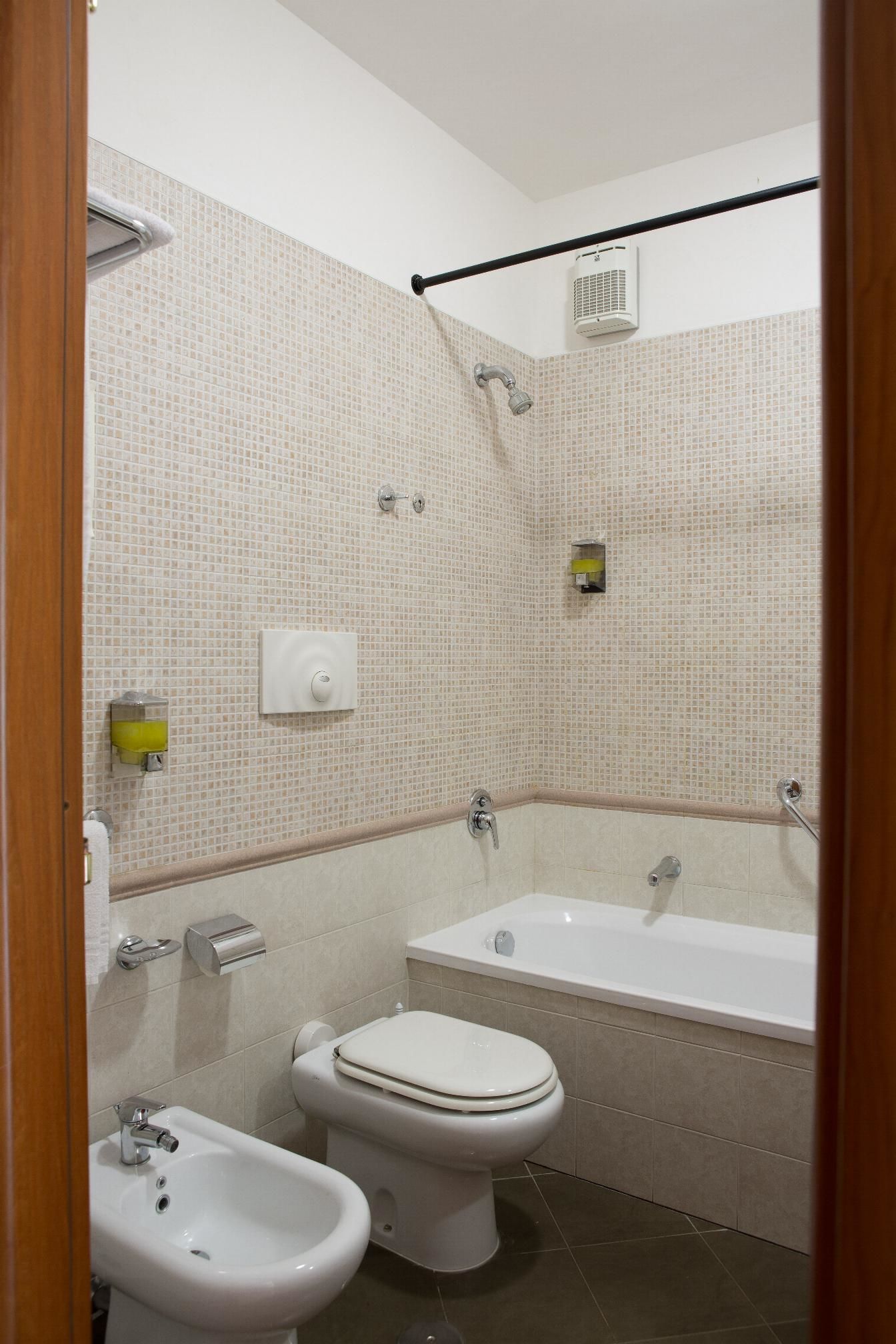 standard room | bathroom | deep-soaking bathtub, hair dryer, towels