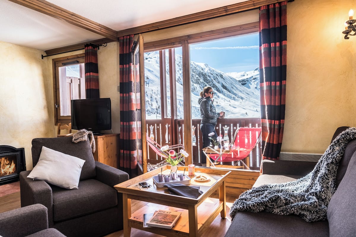 Apartment, 4 Bedrooms | Living area | Flat-screen TV