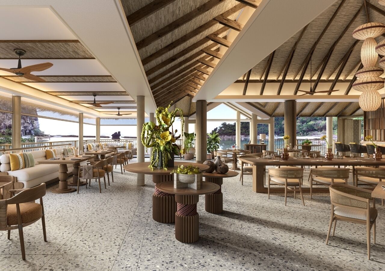 breakfast, lunch and dinner served