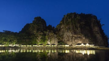 Front of property – evening/night