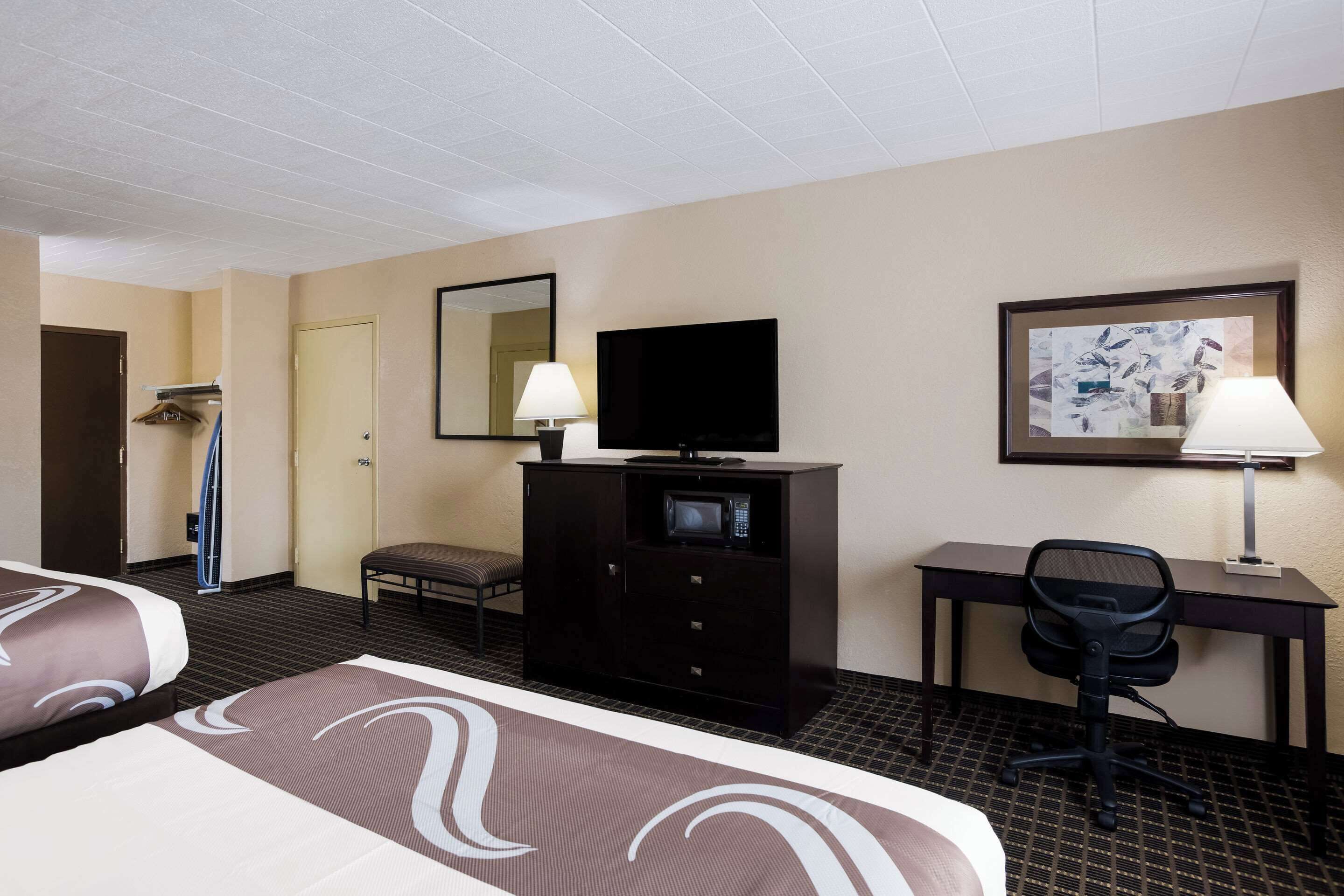 room, 2 queen accessible, non-smoking, not pet friendly | premium bedding, pillow-top beds, in-room safe, desk